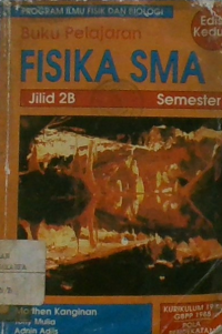 Image of Buku pelajaran FISIKA SMA Jilid 2b Semester 4