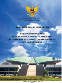 Image of PANDUAN PEMASYARAKATAN UNDANG-UNDANG DASAR NEGARA REPUBLIK INDONESIA TAHUN 1945