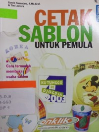 Image of Cetak Sablon untuk Pemula