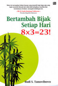 Image of Bertambah BijaK Setiap Hari 8x3=23