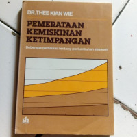 Image of PEMERATAAN KEMISKINAN KETIMPANGAN