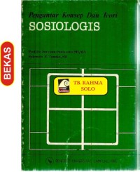Image of Pengantar Konsep dan Teori Sosiologis