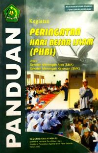 Image of Panduan Kegiatan Peringatan Hari Besar Islam (PHBI) untuk SMA/SMK