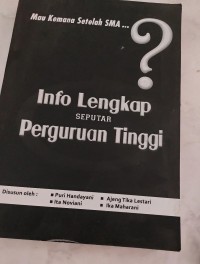 Image of INFO LENGKAP SEPUTAR PERGURUAN TINGGI