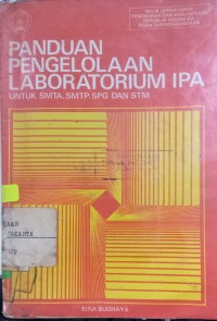 Image of PANDUAN PENGELOLAAN LABORATORIUM IPA