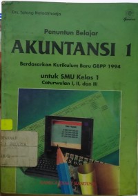 Image of Penuntun Belajar Akuntansi 1 Berdasarkan Kurikulum Baru GBPP 1994 untuk SMU Kelas 1 Caturwulan I, II, dan III
