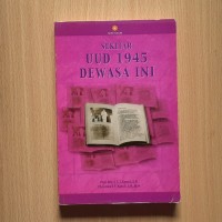 Image of SEKITAR UUD 1945 DEWASA INI