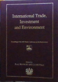Image of International Trade, Investment and Environment