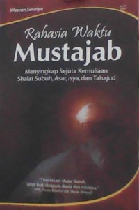 Image of Rahasia Waktu Mustajab