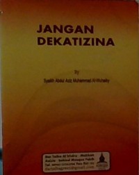 Image of JANGAN DEKATI ZINA