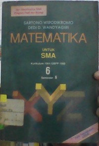 Image of Matematika Untuk SMA