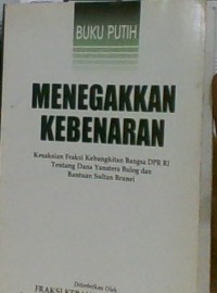 Image of Menegakkan Kebenaran