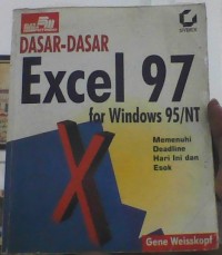Image of Dasar-dasar Excel 97