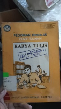 Image of Pedoman Ringkas Penyusunan Karya Tulis