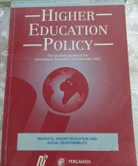 Image of HIGHER EDUCATION POLICY