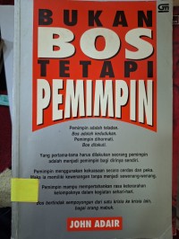 Image of BUKAN BOS TAPI PEMIMPIN