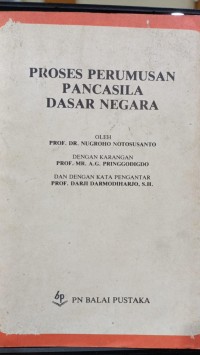 Image of Proses Perumusan Pancasila Dasar