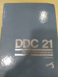Image of DDC 21 (Dewey Decimal Classification Edition 21)