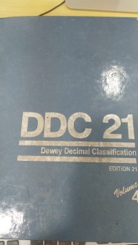 Image of DDC 21 Dewey Decimal Classification Edition 21