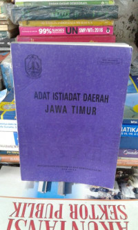 Image of ADAT ISTIADAT DAERAH JAWA TIMUR