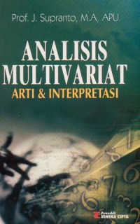 Image of Analisis multivariat : arti dan interpretasi