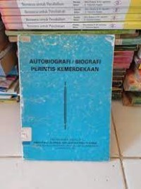 Image of Autobiografi Perintis Kemerdekaan