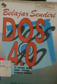 Image of Belajar Sendiri DOS 4.0