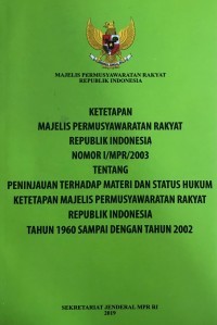 Image of Majelis Permusyawaratan rakyat republik Indonesia