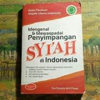 Image of Mengenal & Mewaspadai Penyimpangan Syiah di Indonesia