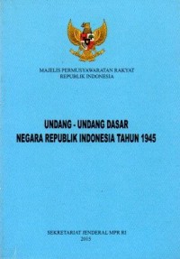 Image of Undang-Undang Dasar Negara Republik Indonesia tahun 1945