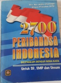 Image of 2700 Peribahasa Indonesia