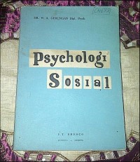 Image of Psychologi Sosial: Suatu Ringkasan