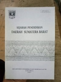 Image of Sejarah Pendidikan Daerah Sumatera Barat